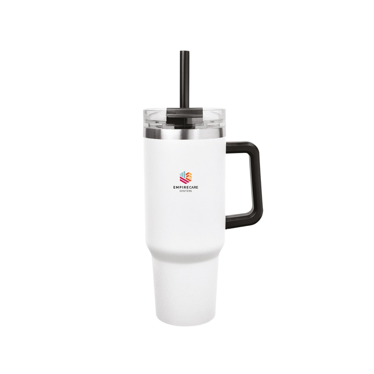 Coming soon: 40 oz. Stainless Steel Travel Mug (White)