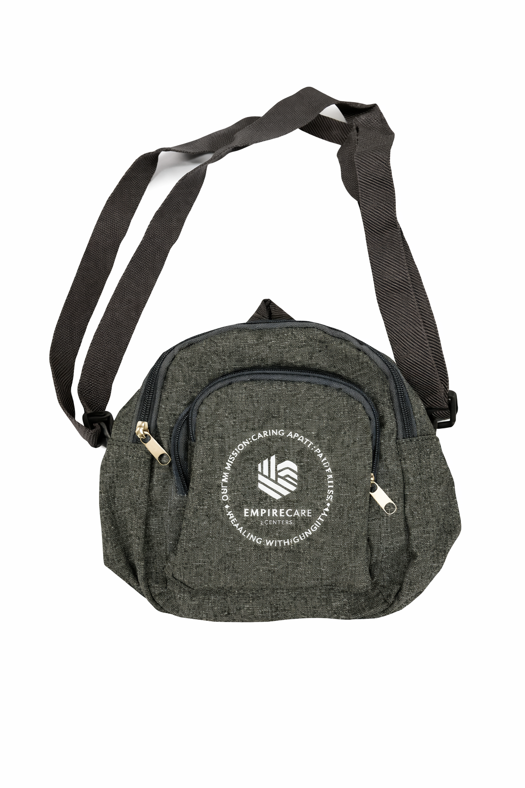 Gray Crossbody Bag