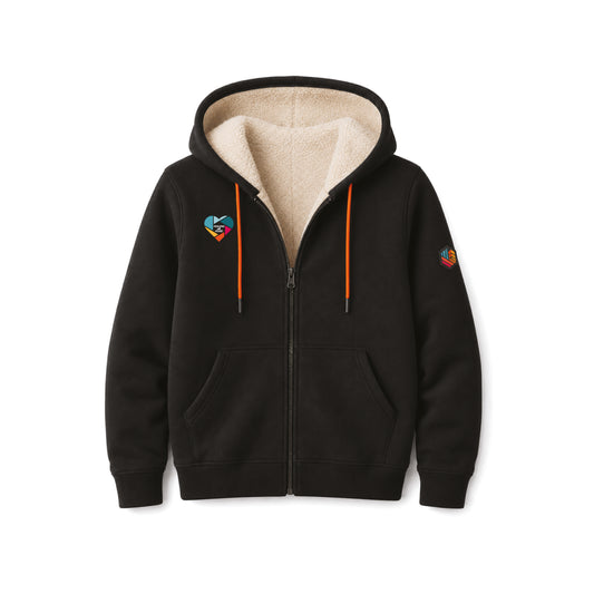 Empire Full Zip Sweatshirt with Warm Lining