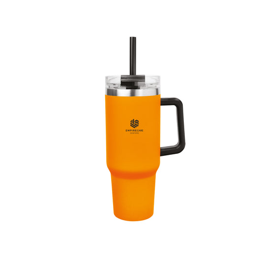 40 oz. Stainless Steel Travel Mug (Orange)