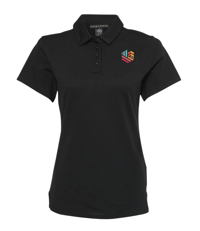 Polo Short Sleeve Female - Black, White